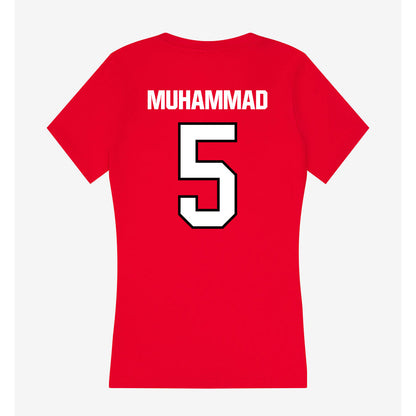 NWOSU - NCAA Football : Elijah Muhammad - Women's V-Neck T-Shirt-1