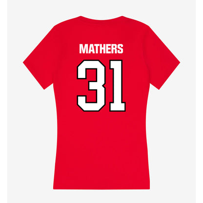 NWOSU - NCAA Football : Lantz Mathers - Women's V-Neck T-Shirt-1