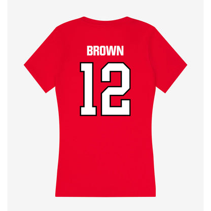 NWOSU - NCAA Football : Dashaun Brown - Women's V-Neck T-Shirt-1