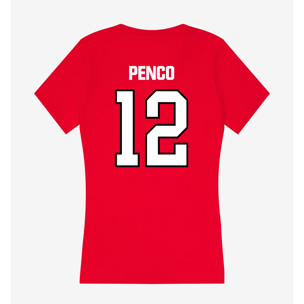 NWOSU - NCAA Men's Basketball : Kyler Penco - Women's V-Neck T-Shirt-1