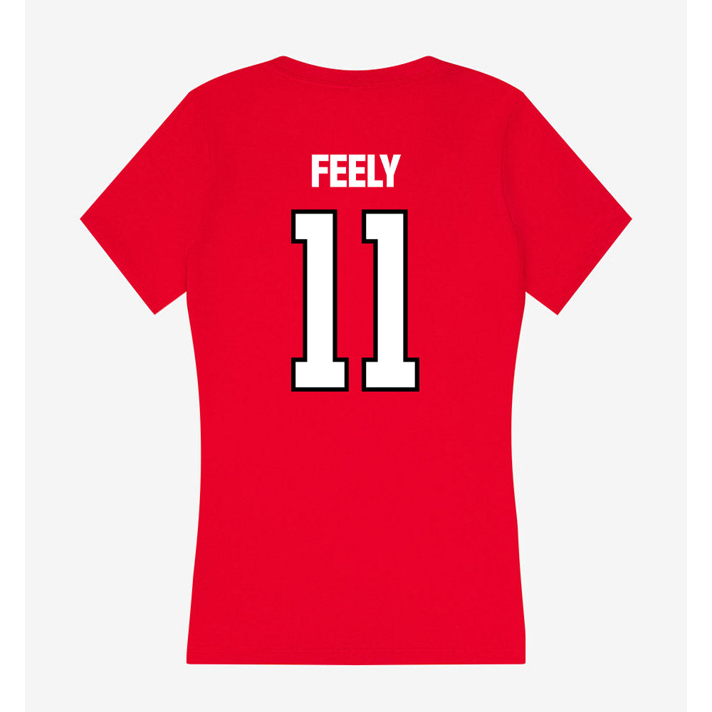 NWOSU - NCAA Men's Basketball : Jackson Feely - Women's V-Neck T-Shirt-1