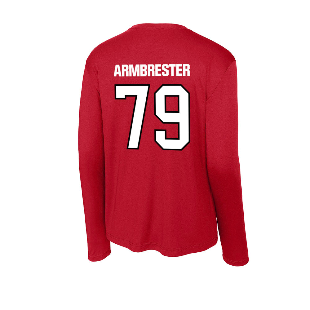 NWOSU - NCAA Men's Basketball : Robbie Armbrester - Activewear Long Sleeve T-Shirt-1