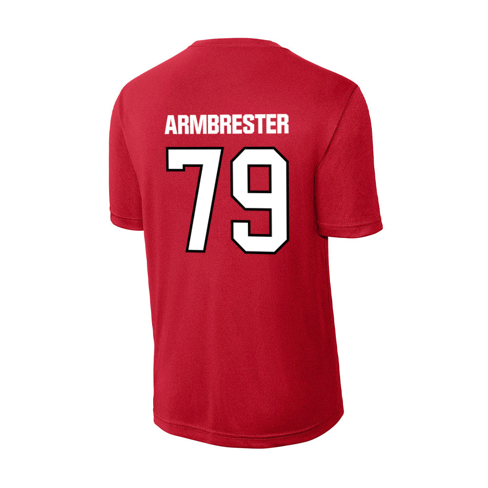 NWOSU - NCAA Men's Basketball : Robbie Armbrester - Activewear T-Shirt-1