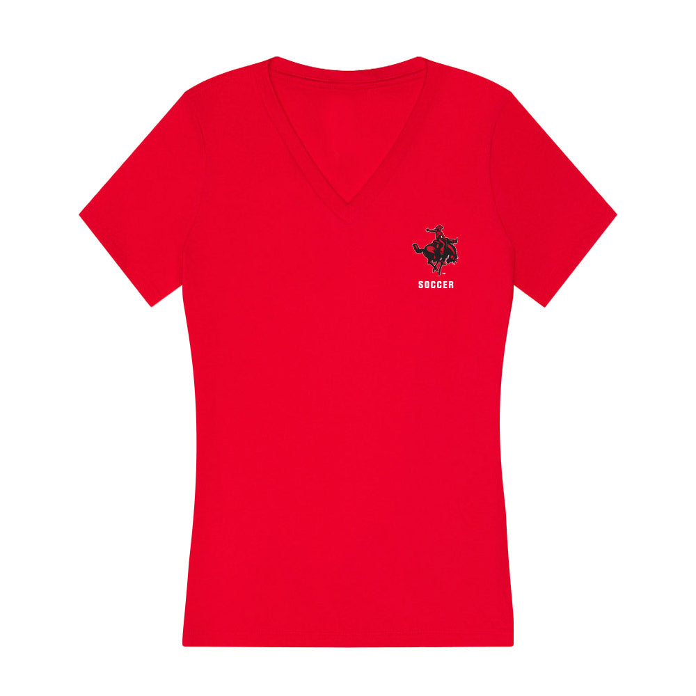 NWOSU - NCAA Women's Soccer : Amaia Stephens - Women's V-Neck T-Shirt-0