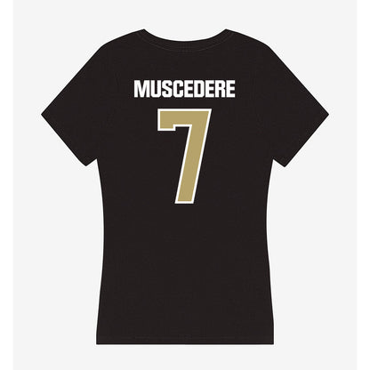 Lindenwood - NCAA Women's Ice Hockey : Ellie Muscedere - Women's V-Neck T-Shirt-1