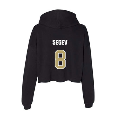 Lindenwood - NCAA Men's Soccer : Tal Segev - Women's Crop Fleece Hooded Sweatshirt-1