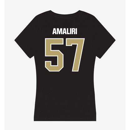 Lindenwood - NCAA Football : David Amaliri - Women's V-Neck T-Shirt-1