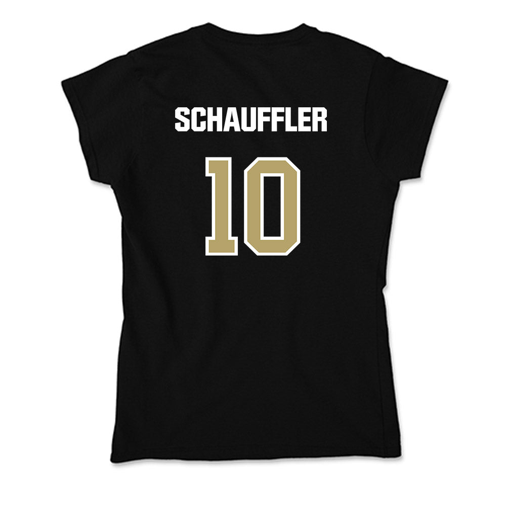 Lindenwood - NCAA Beach Volleyball : Alexis Schauffler - Soft Style Women’s T-Shirt-1