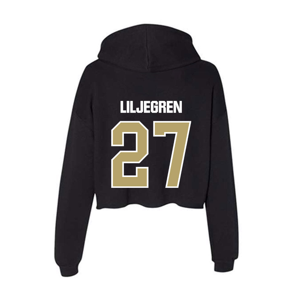 Lindenwood - NCAA Women's Lacrosse : Tori Liljegren - Women's Crop Fleece Hoodie-1