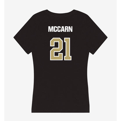 Lindenwood - NCAA Women's Basketball : Anna McCarn - Women's V-Neck T-Shirt-1