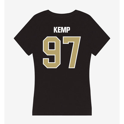 Lindenwood - NCAA Football : Jamison Kemp - Women's V-Neck T-Shirt-1