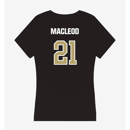 Lindenwood - NCAA Women's Lacrosse : Madelaine MacLeod - Women's V-Neck T-Shirt-1