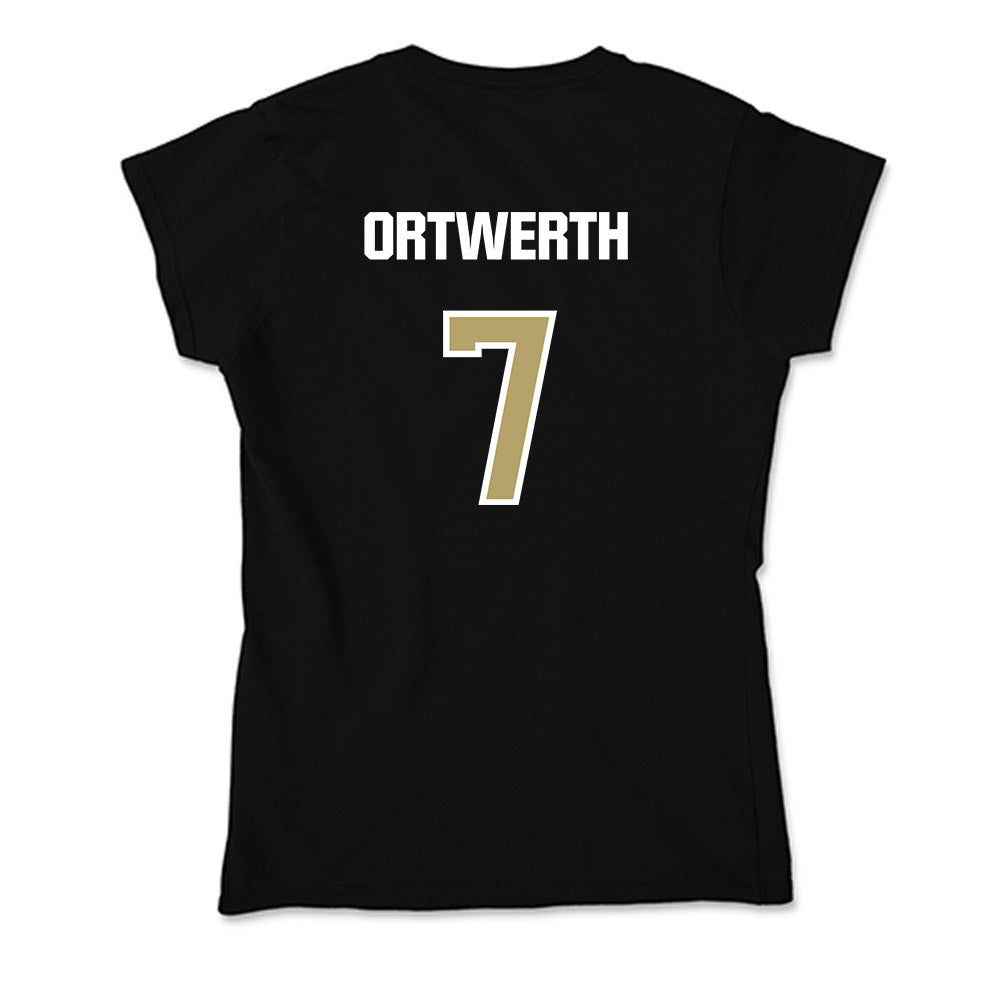 Lindenwood - NCAA Women's Volleyball : Lauren Ortwerth - Soft Style Women’s T-Shirt-1
