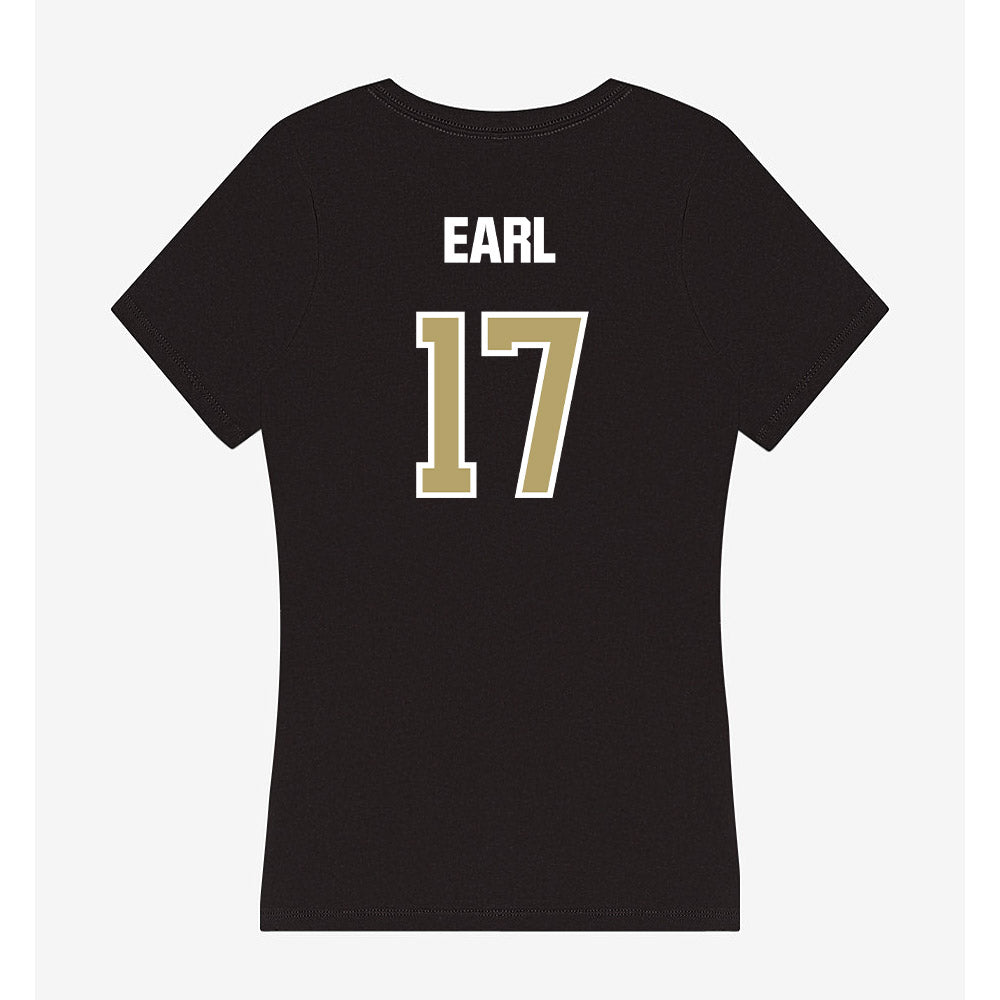 Lindenwood - NCAA Men's Ice Hockey : Andrew Earl - Women's V-Neck T-Shirt-1