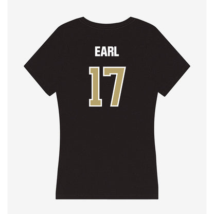 Lindenwood - NCAA Men's Ice Hockey : Andrew Earl - Women's V-Neck T-Shirt-1