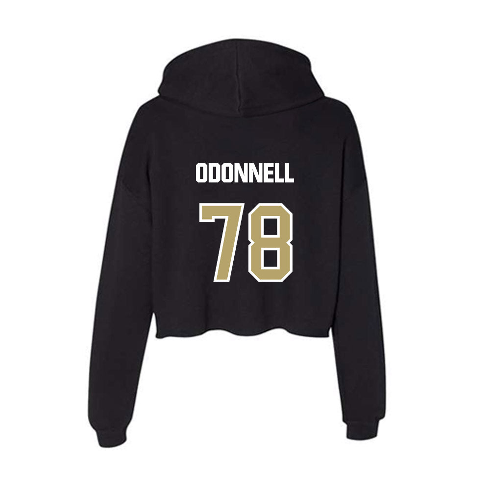 Lindenwood - NCAA Football : Jacob ODonnell - Women's Crop Fleece Hoodie-1