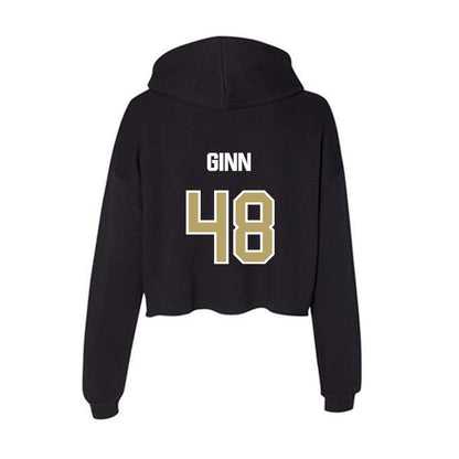 Lindenwood - NCAA Football : Tristan Ginn - Women's Crop Fleece Hoodie-1