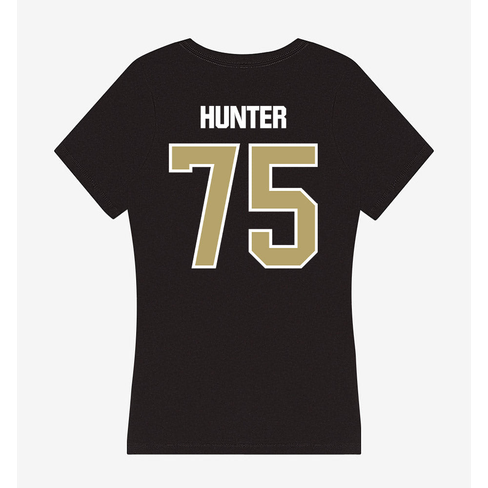 Lindenwood - NCAA Football : Logan Hunter - Women's V-Neck T-Shirt-1