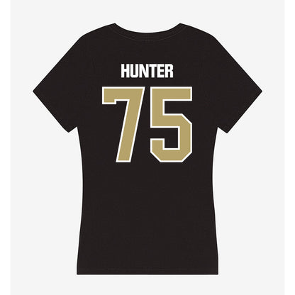 Lindenwood - NCAA Football : Logan Hunter - Women's V-Neck T-Shirt-1