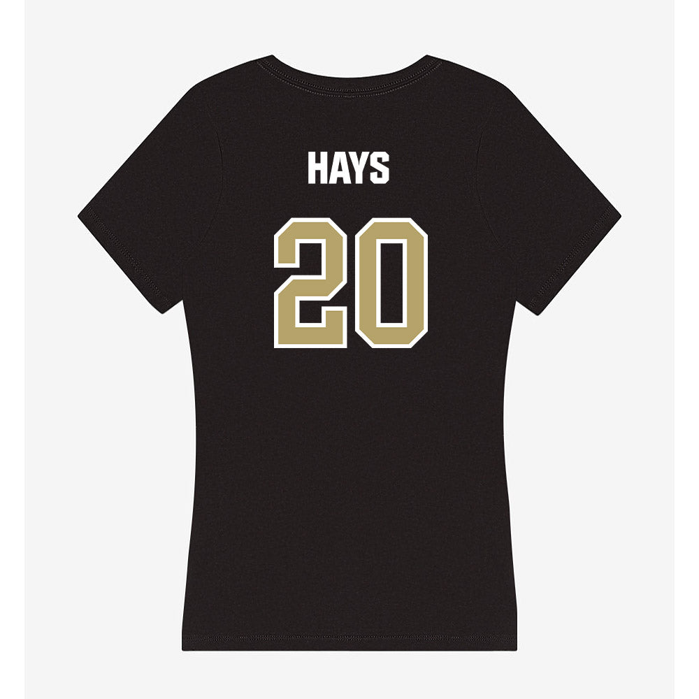 Lindenwood - NCAA Softball : Jalese Hays - Women's V-Neck T-Shirt-1