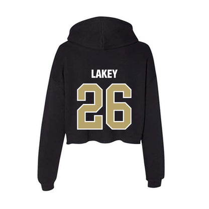 Lindenwood - NCAA Football : River Lakey - Women's Crop Fleece Hoodie-1