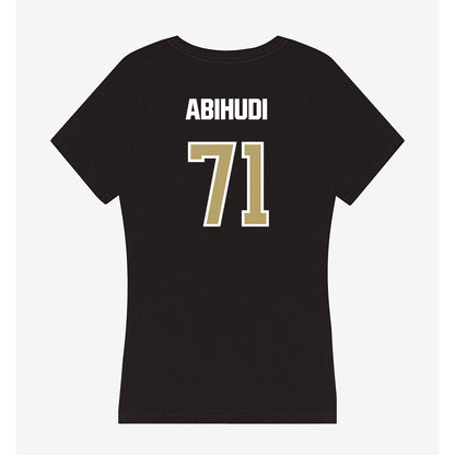 Lindenwood - NCAA Football : Christopher Abihudi - Women's V-Neck T-Shirt-1