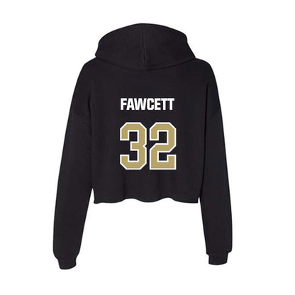Lindenwood - NCAA Women's Lacrosse : Elise Fawcett - Women's Crop Fleece Hoodie-1
