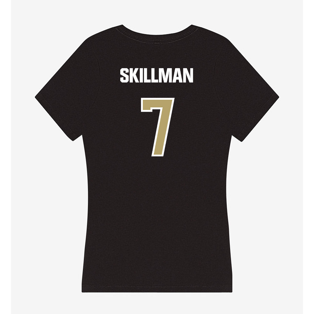 Lindenwood - NCAA Softball : Karter Skillman - Women's V-Neck T-Shirt-1