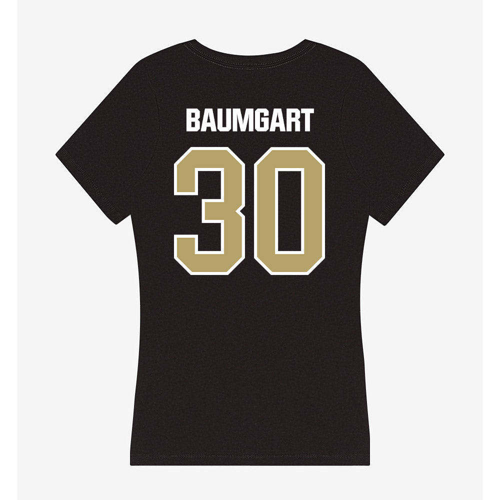 Lindenwood - NCAA Football : Andrew Baumgart - Women's V-Neck T-Shirt-1