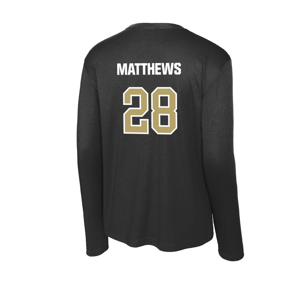 Lindenwood - NCAA Men's Soccer : Jordan Matthews - Activewear Long Sleeve T-Shirt-1