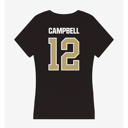 Lindenwood - NCAA Men's Basketball : William Campbell - Women's V-Neck T-Shirt-1