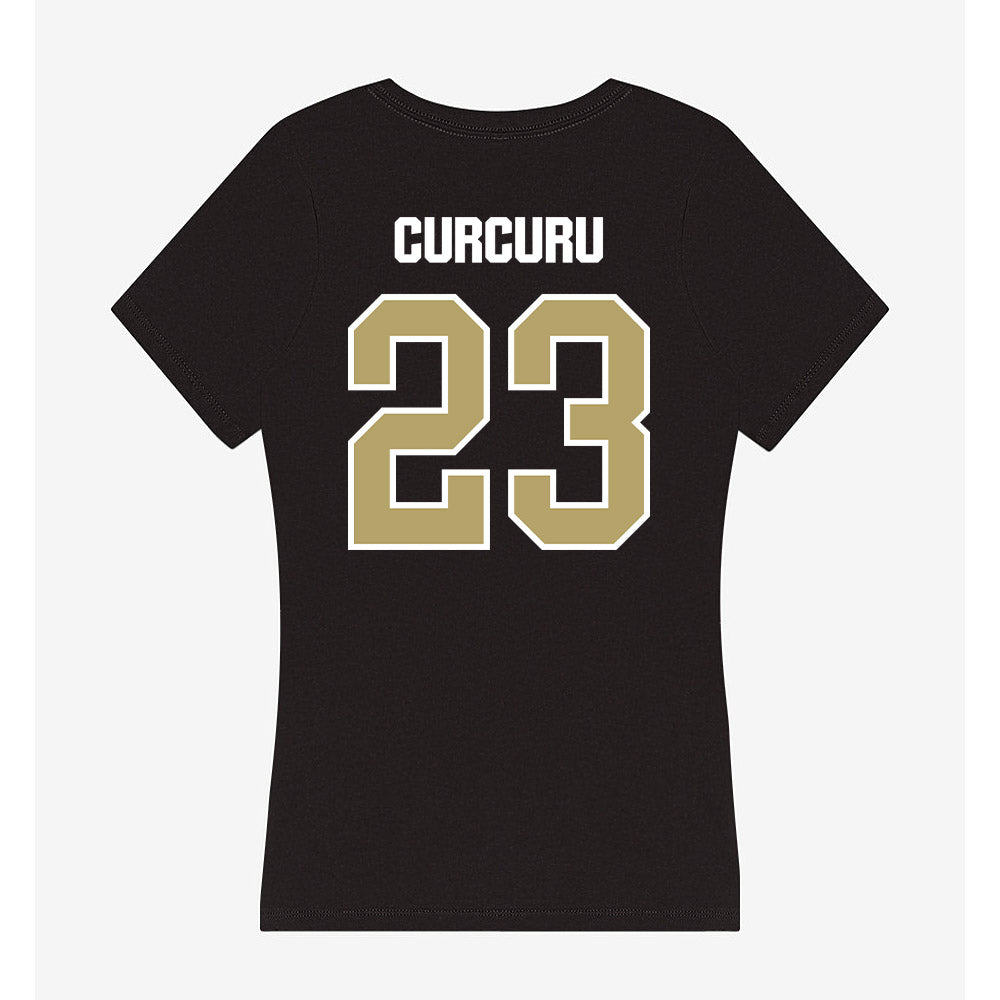 Lindenwood - NCAA Men's Volleyball : Aidan Curcuru - Women's V-Neck T-Shirt-1