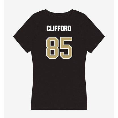 Lindenwood - NCAA Football : Jack Clifford - Women's V-Neck T-Shirt-1