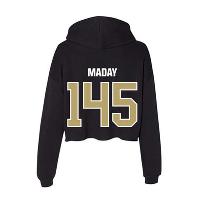 Lindenwood - NCAA Wrestling : Alex Maday - Women's Crop Fleece Hoodie-1