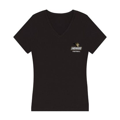 Lindenwood - NCAA Football : Trenton VanBoening - Women's V-Neck T-Shirt-0