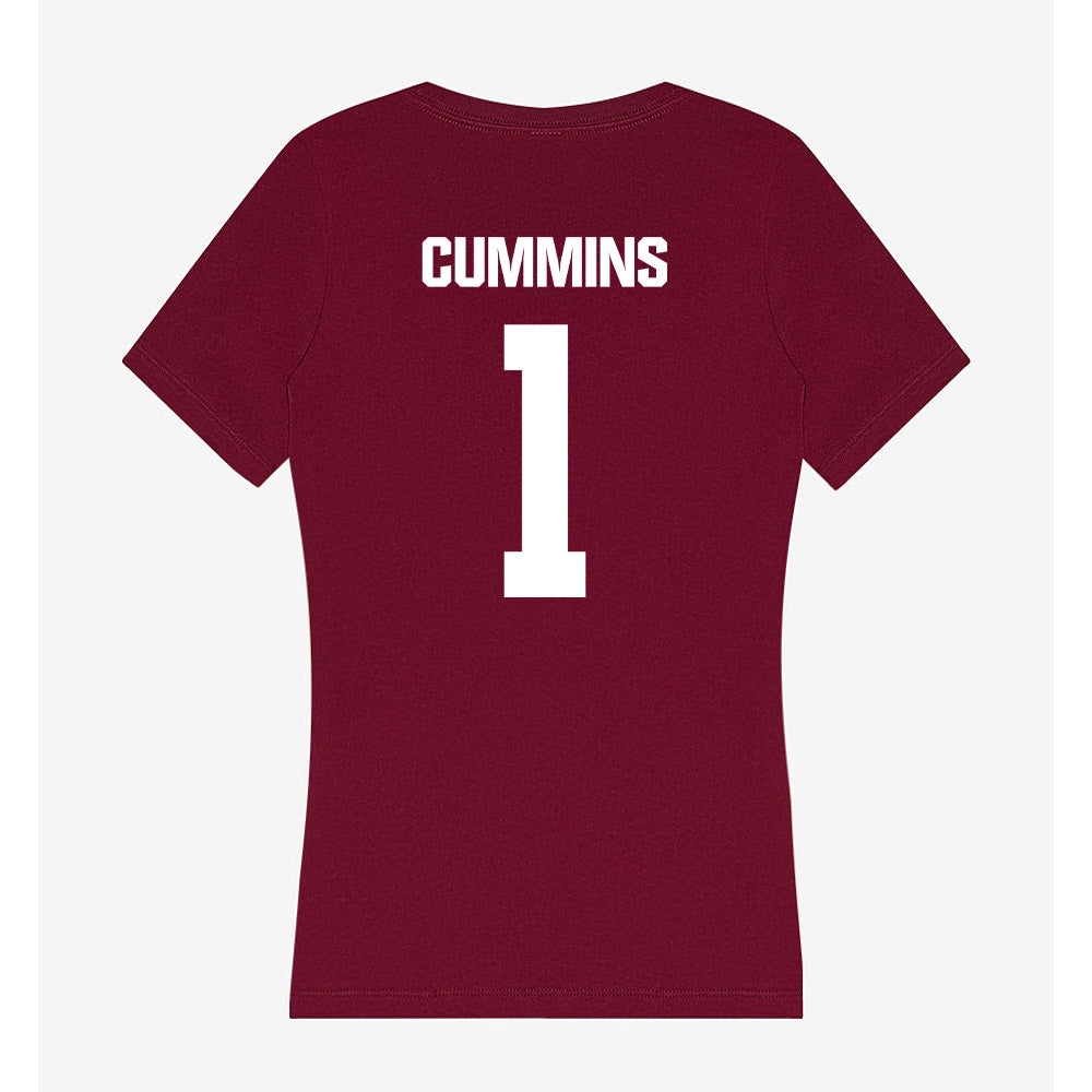  - NCAA Men's Basketball : Brady Cummins - Women's V-Neck T-Shirt-1