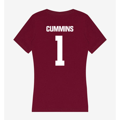  - NCAA Men's Basketball : Brady Cummins - Women's V-Neck T-Shirt-1