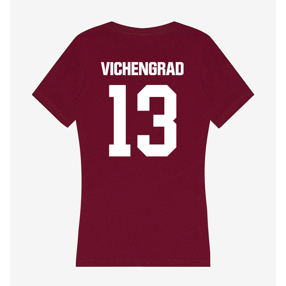 Colgate - NCAA Men's Soccer : Gavin Vichengrad - Women's V-Neck T-Shirt-1