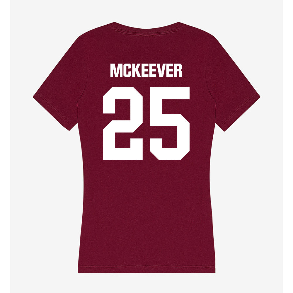 Colgate - NCAA Men's Lacrosse : Euan McKeever - Women's V-Neck T-Shirt-1