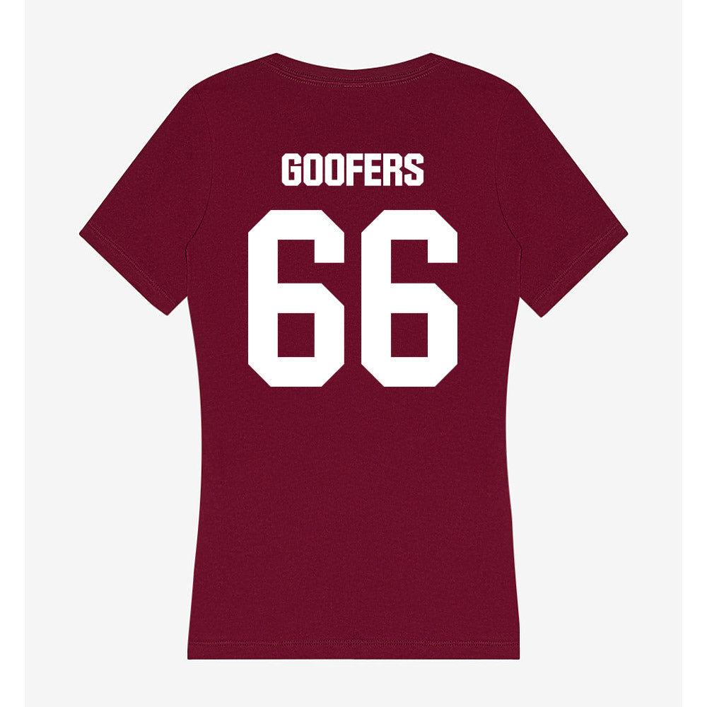 Colgate - NCAA Women's Ice Hockey : Chloe Goofers - Women's V-Neck T-Shirt-1
