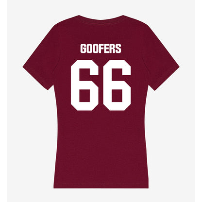 Colgate - NCAA Women's Ice Hockey : Chloe Goofers - Women's V-Neck T-Shirt-1