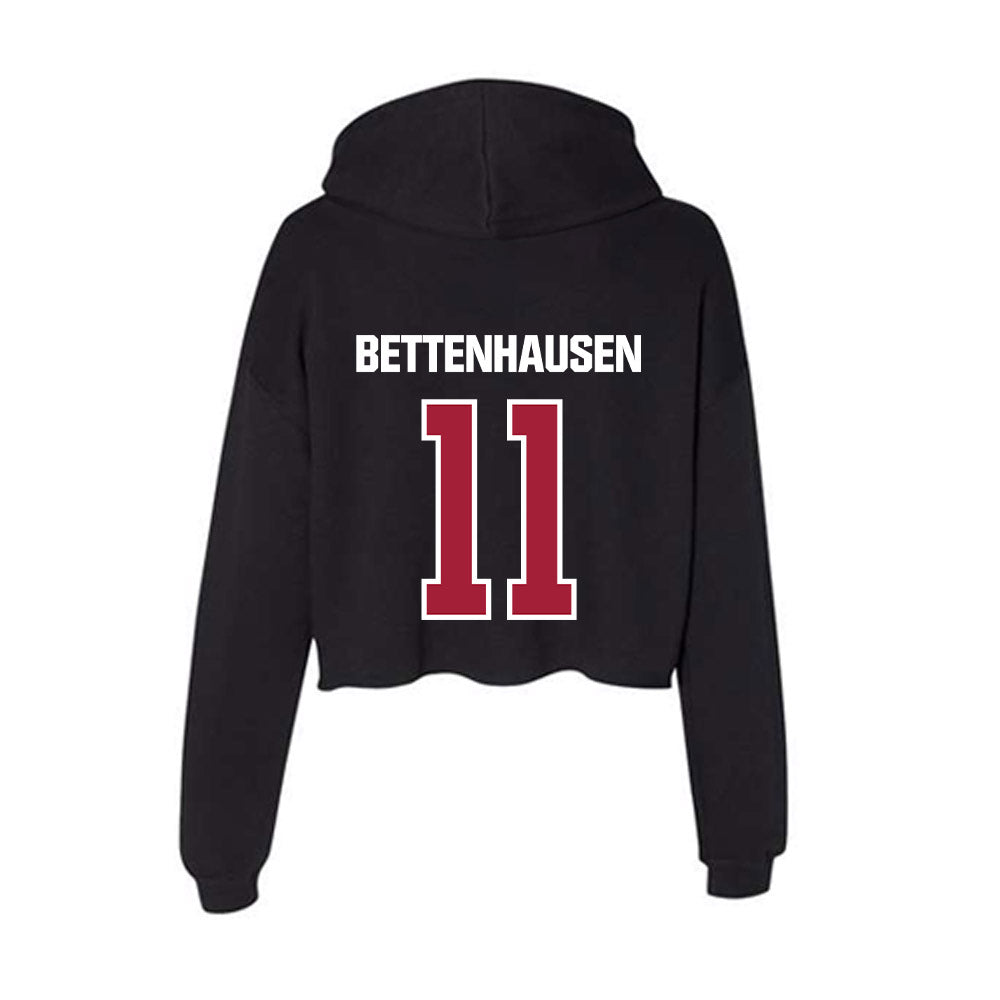 Lenoir Rhyne - NCAA Football : Wells Bettenhausen - Classic Shersey Women's Crop Fleece Hoodie-1