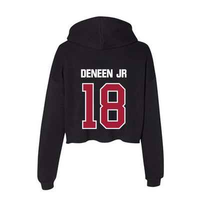 Lenoir Rhyne - NCAA Football : Daniel Deneen Jr - Classic Shersey Women's Crop Fleece Hoodie-1