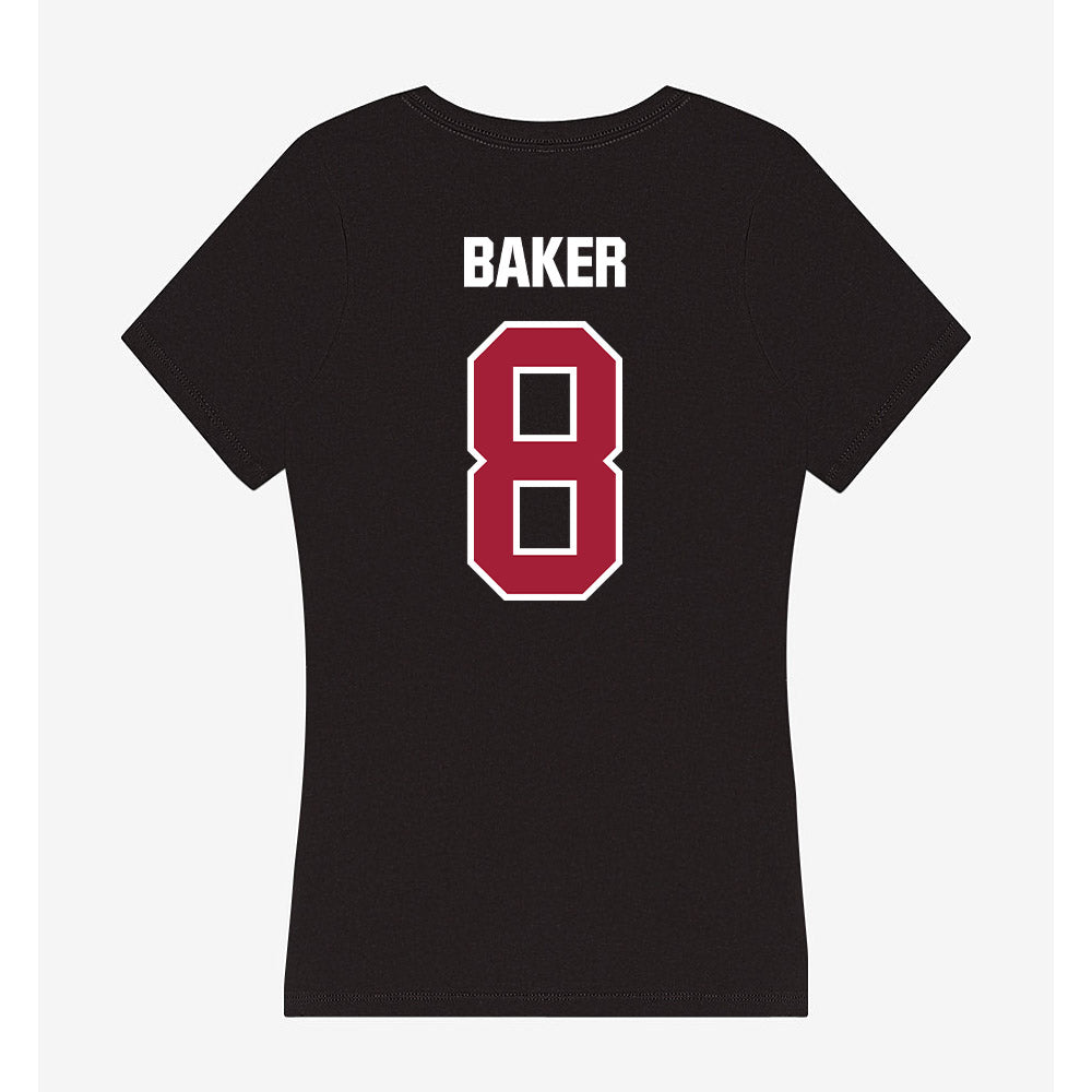 Lenoir Rhyne - NCAA Football : Shamar Baker - Classic Shersey Women's V-Neck T-Shirt-1