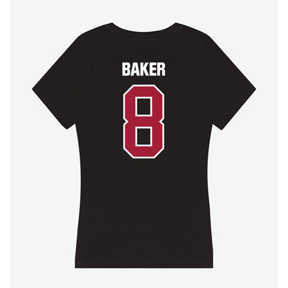 Lenoir Rhyne - NCAA Football : Shamar Baker - Classic Shersey Women's V-Neck T-Shirt-1