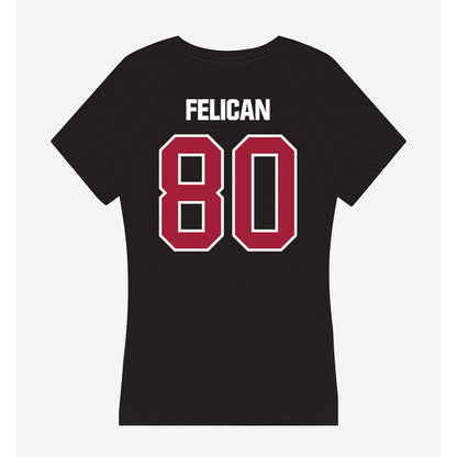 Lenoir Rhyne - NCAA Football : Legend Felican - Classic Shersey Women's V-Neck T-Shirt-1
