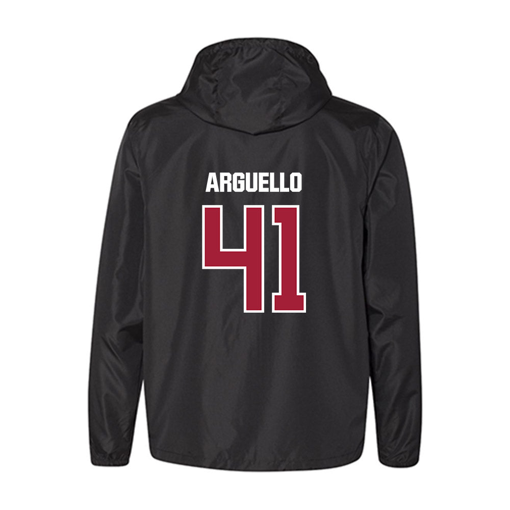 Lenoir Rhyne - NCAA Men's Soccer : Keowen Arguello - Classic Shersey Windbreaker-1