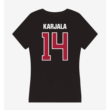 Lenoir Rhyne - NCAA Women's Volleyball : Sydney Karjala - Classic Shersey Women's V-Neck T-Shirt-1