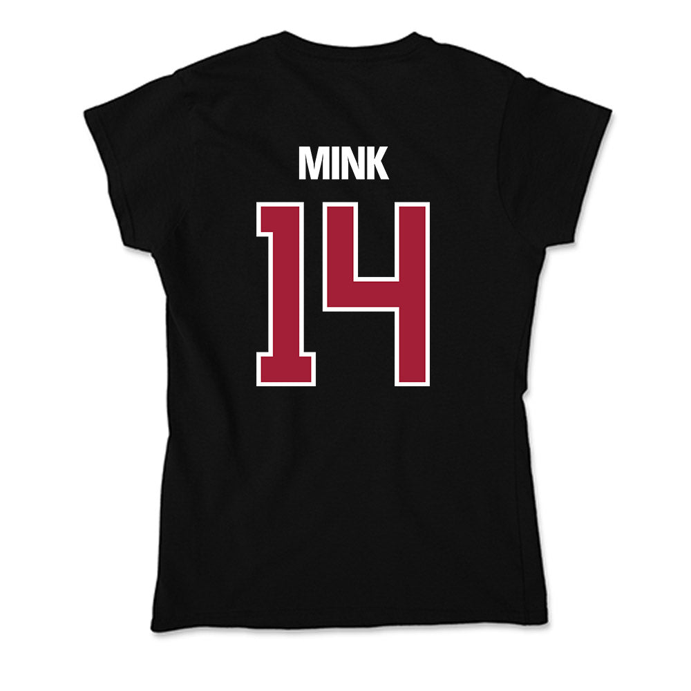 Lenoir Rhyne - NCAA Men's Lacrosse : John Mink - Classic Shersey Soft Style Women’s T-Shirt-1