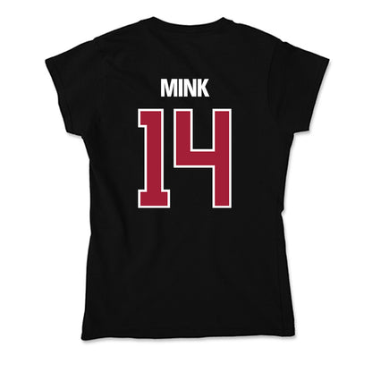 Lenoir Rhyne - NCAA Men's Lacrosse : John Mink - Classic Shersey Soft Style Women’s T-Shirt-1